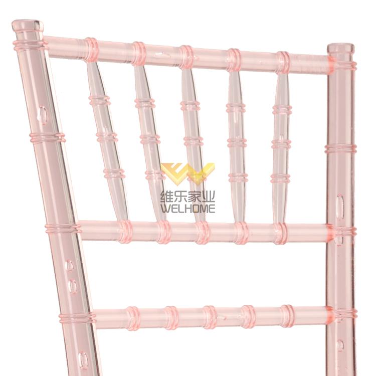 Pink Plastic Chiavari Chair for wedding/events